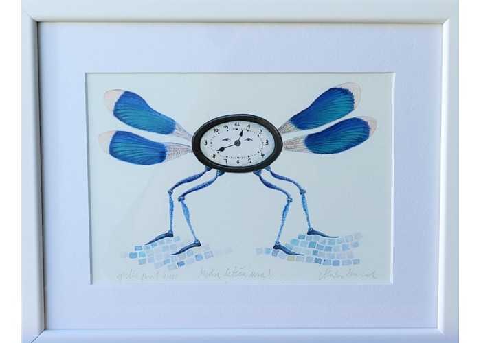 Modra leteča ura I.