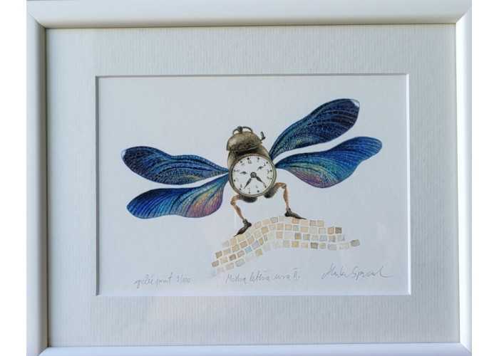 Modra leteča ura II.